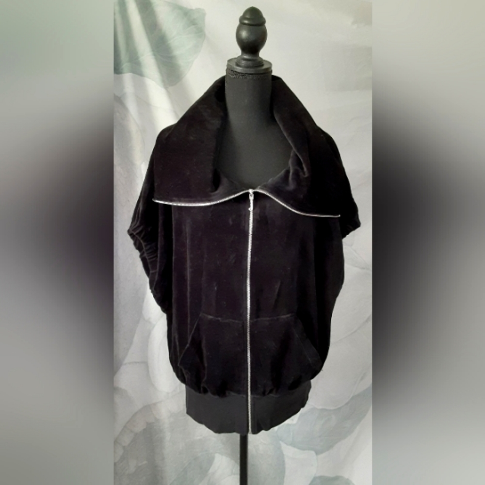 JUICY COUTURE Velour Turtleneck Hoodie NWT